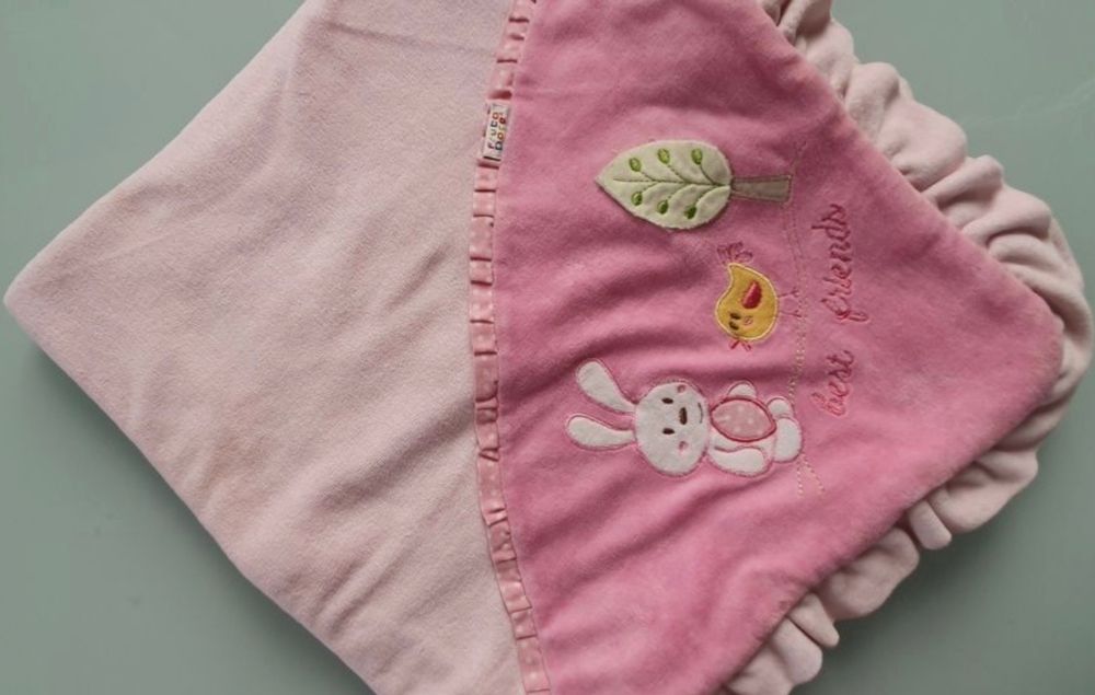 2 Mantas bebé Rosa