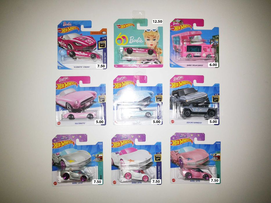 Hot Wheels - Screentime -  Carros Tv Cinema - Carros Coleção 1/64