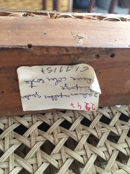 Conjunto duas cadeiras antigas