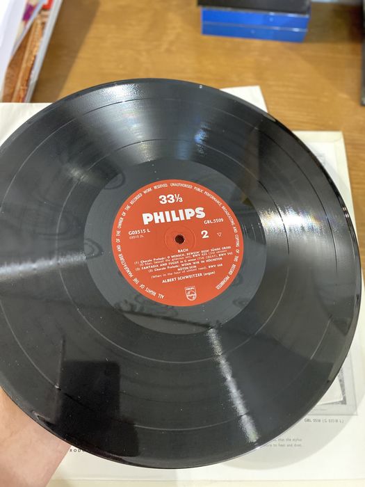 Record Albert Schweitzer - Bach