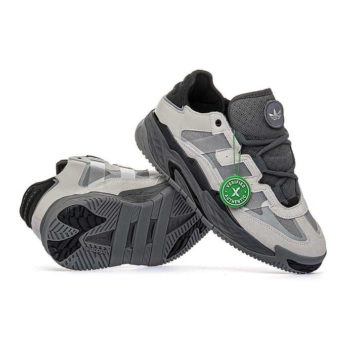 Мужские кроссовки Adidas Niteball "Black/Silver" Размеры 40-45