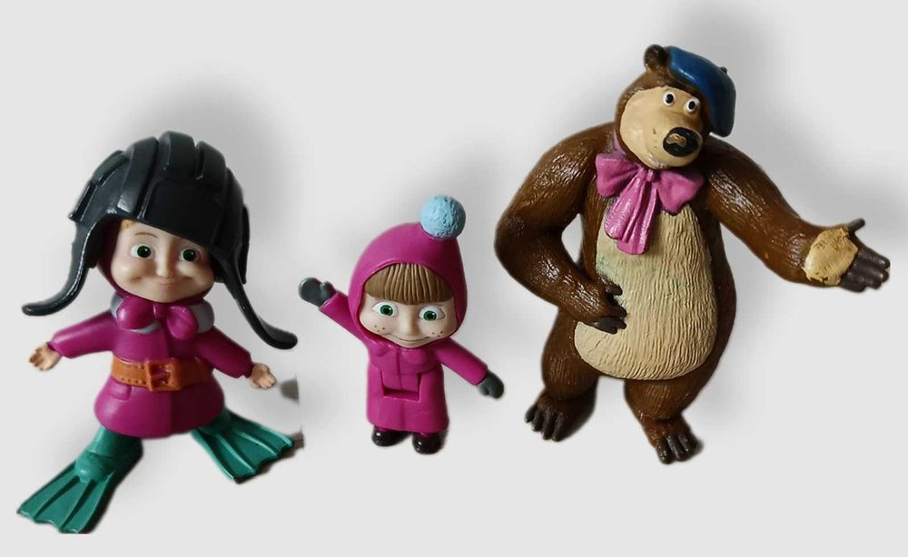 Simba Comansi Masza i Niedźwiedź figurka 3szt. Zestaw