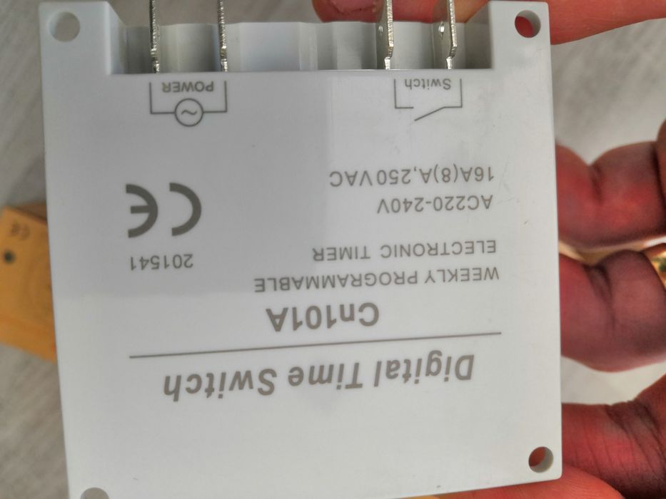 Relógios programáveis semanal