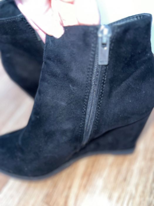 Skórzane botki Big Star roz 37