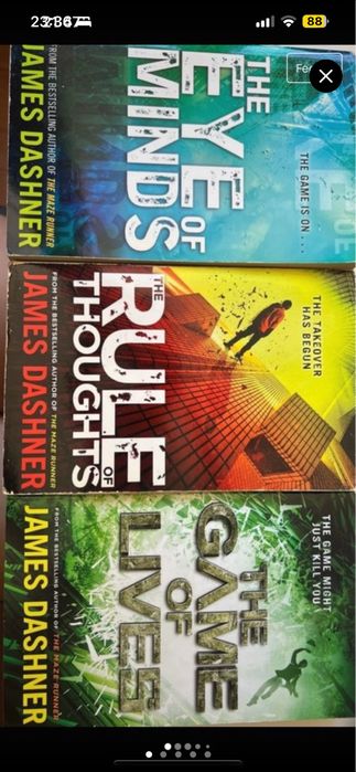 Série em inglês do James Dashner