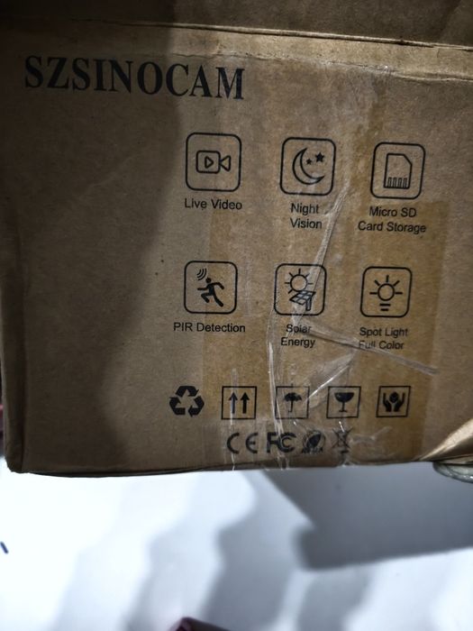 Câmera de vigilância wi fi com Painel solar Nova