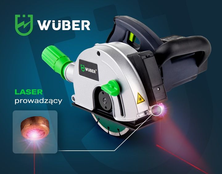 Bruzdownica Do Betonu Laser 2 Tarcze Walizka 3100w