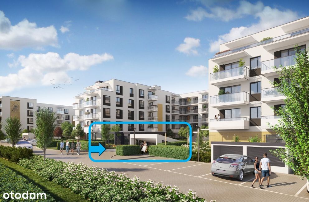 Miejsce w garażu podziemnym Heweliusza 10 / Underground parking space - Widok 2