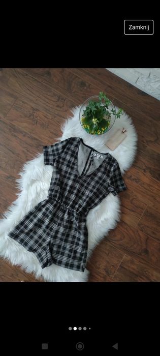 Kobiecy Kombinezon kratka z paskiem w talii Elastyczny Rozmiar XS S