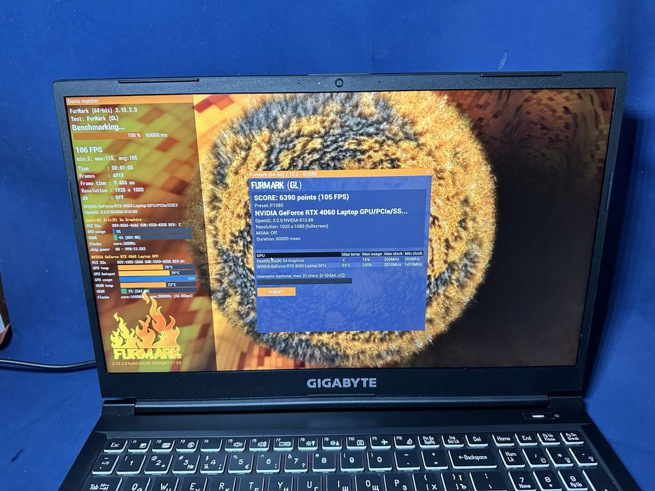 Потужний ігровий ноутбук Gigabyte G5 KF (i5-12500H / RTX 4060 8GB / 16GB RAM / 512GB SSD)