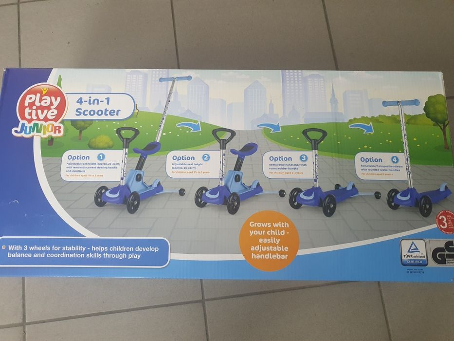 Hulajnoga 4w1 dla dzieci