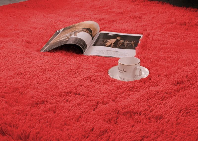 Nowy dywan Villago Shaggy 160x230 BloodyRed jasny czerwony – miękki