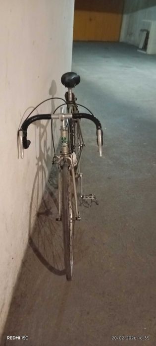 Bicicleta de ciclismo antiga