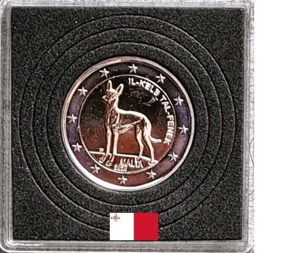 Malta 2€ 2026 conjunto Valleta + Cão Faraó