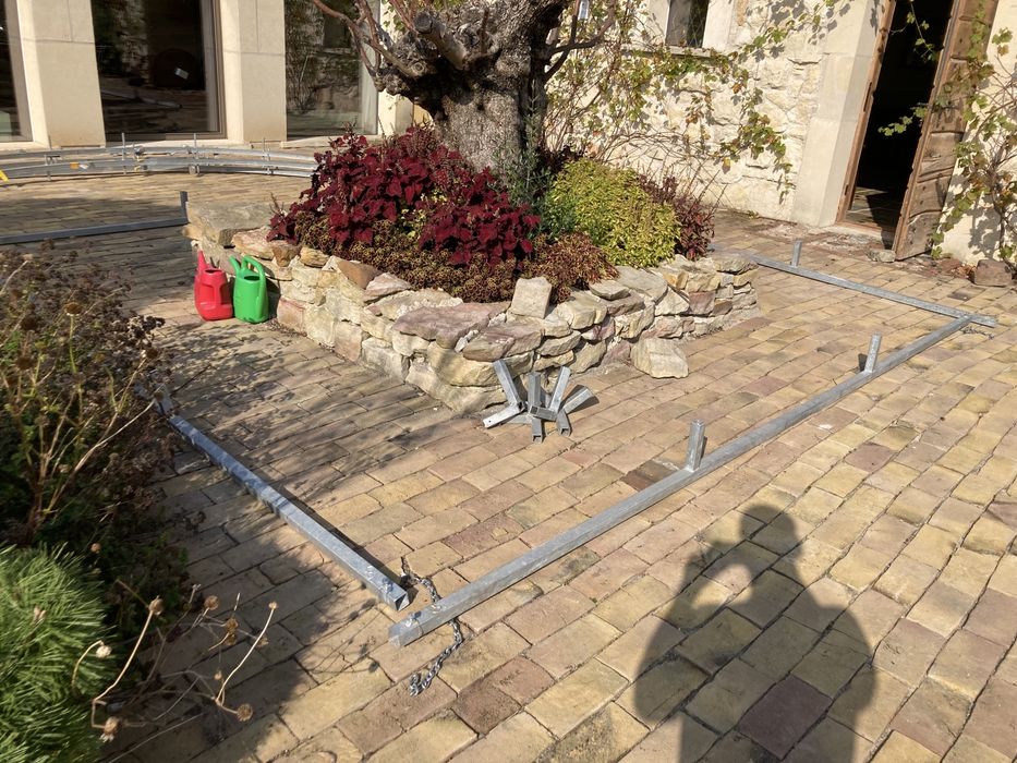 Tunel namiot ogrodowy stelaż szklarnia