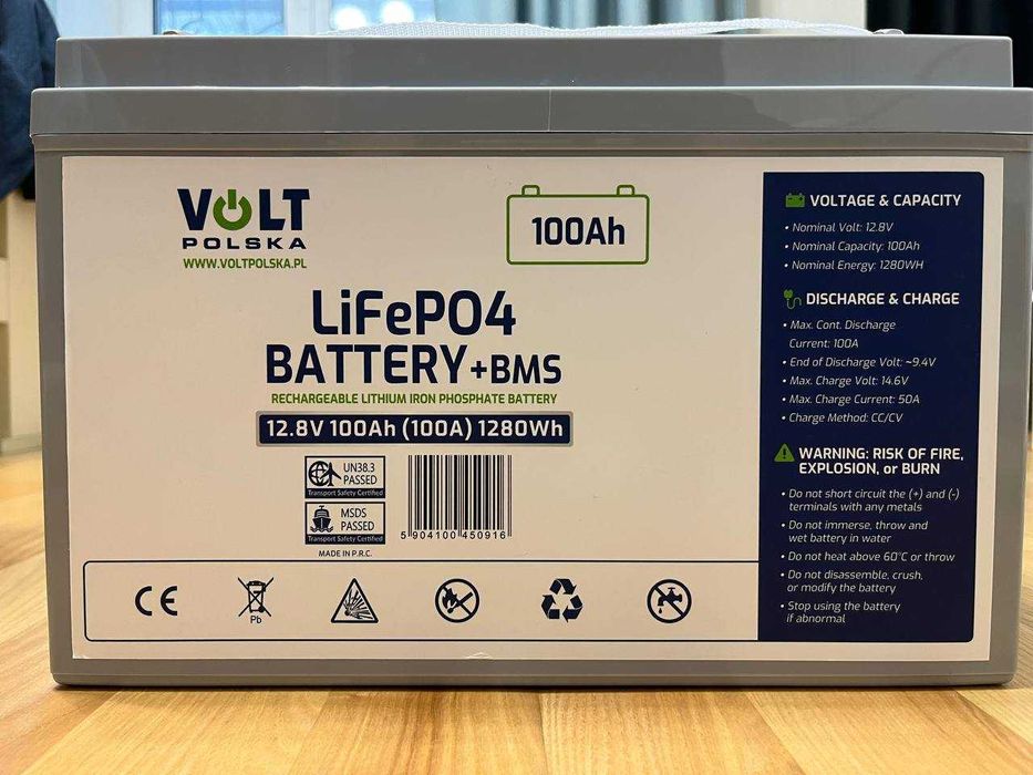 Акумулятор Volt Polska LiFePO4 12,8V 100Ah