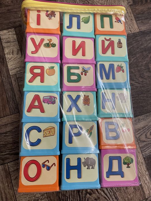 Кубики Абетка українська мова