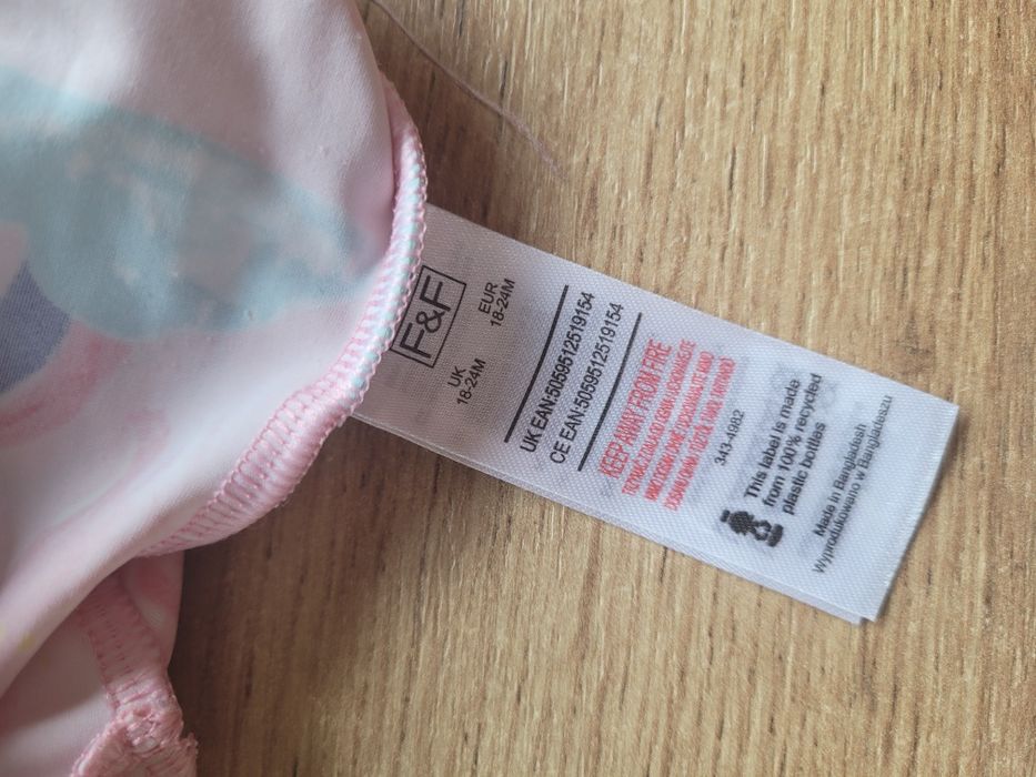 Strój kostium kąpielowy dziewczęcy