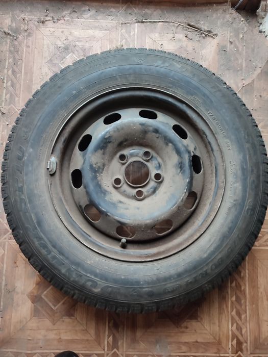 Диск з резиною , розболтовко 100 / 5, гольф 4