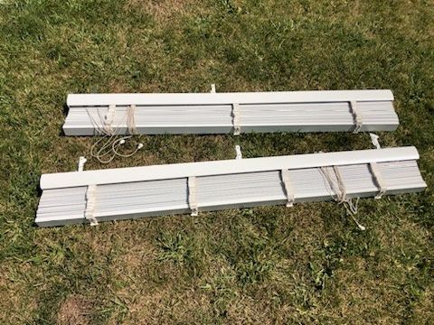 Zaluzje biale szerokie 50 mm cena za 2 sztuki