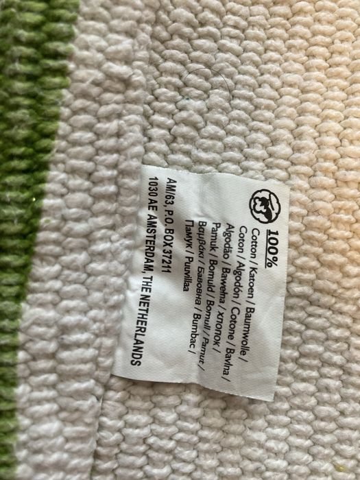 Chodnik dywanik łazienkowy zielony 83x56