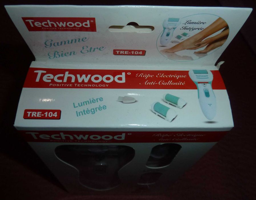Lima anti calosidades nova elétrica Techwood