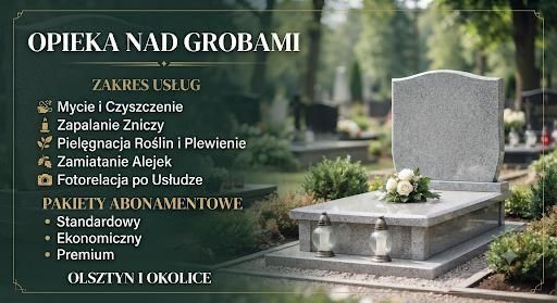 Sprzątanie i pielęgnacja nagrobków olsztyn