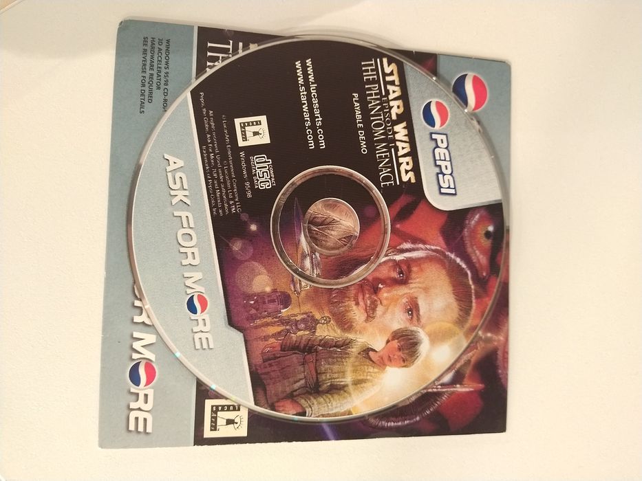 Star wars ep1 the phantom menace Pepsi playable demo