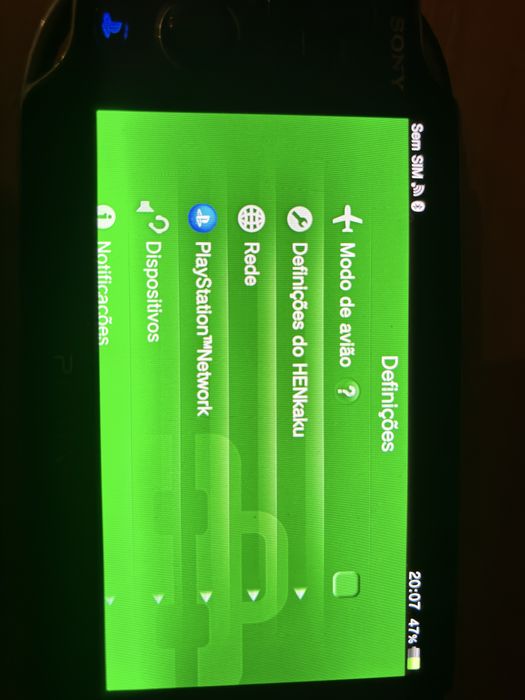 Ps Vita Desbloqueada c/ Bolsa e Jogos