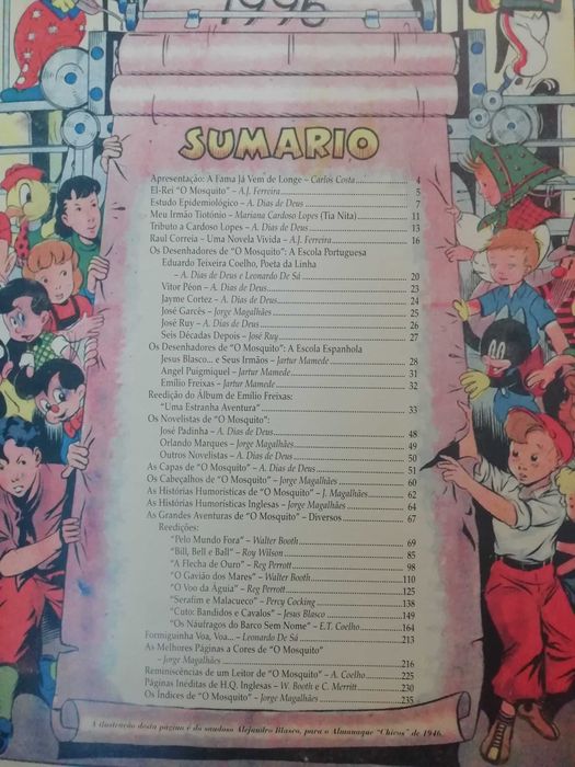 O Mosquito - 60º Aniversário-BD portuguesa- 1ª edição Novembro de 1996