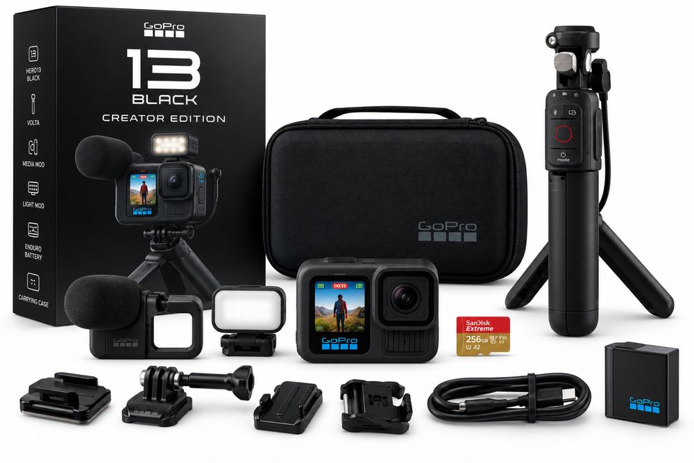 GoPro HERO 13 Black Creator Edition + 256GB – NOWA, NIEUŻYWANA
