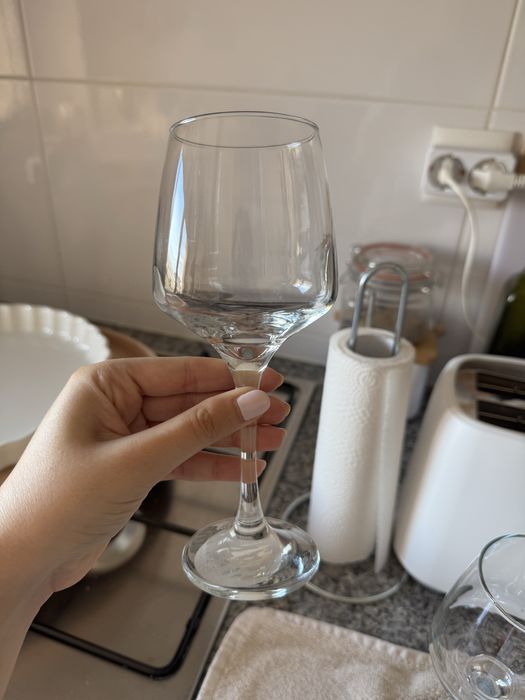 5 copos de vinho 29cl NOVOS