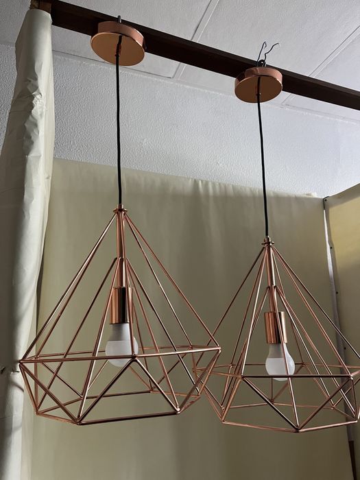 Candeeiro de Tecto Inspire modelo 79696 cobreado