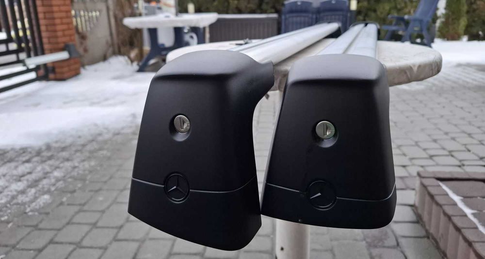 Oryginalny Bagażnik Dachowy Mercedes GLC Coupe Belki Poprzeczki Thule