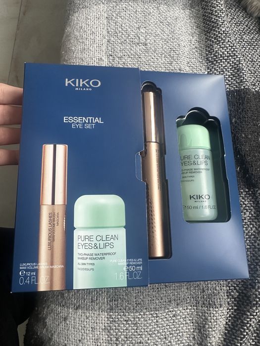 Kiko milano essental eye set туш ремувер