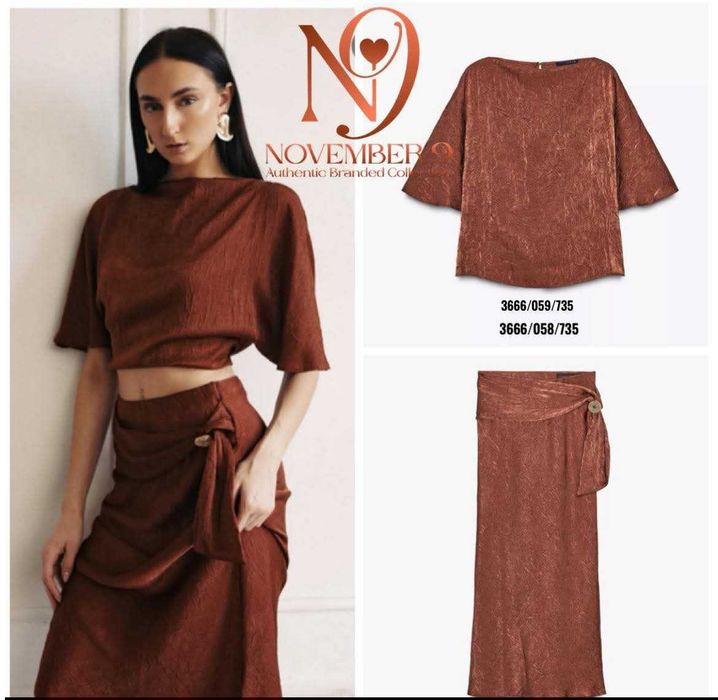 Zara satin top satynowy