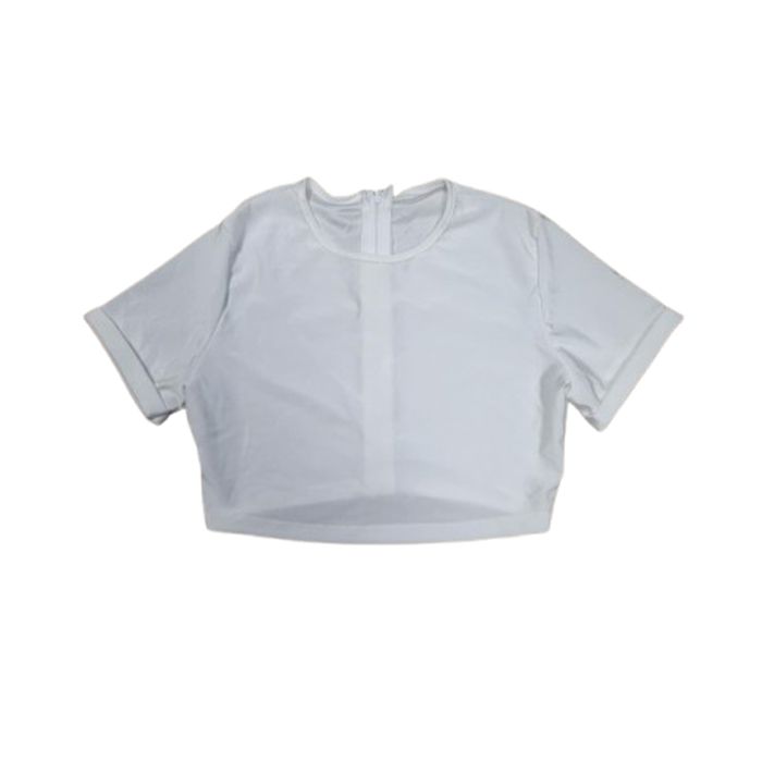 Letni komplet biały Top + Spódnica rozmiar S