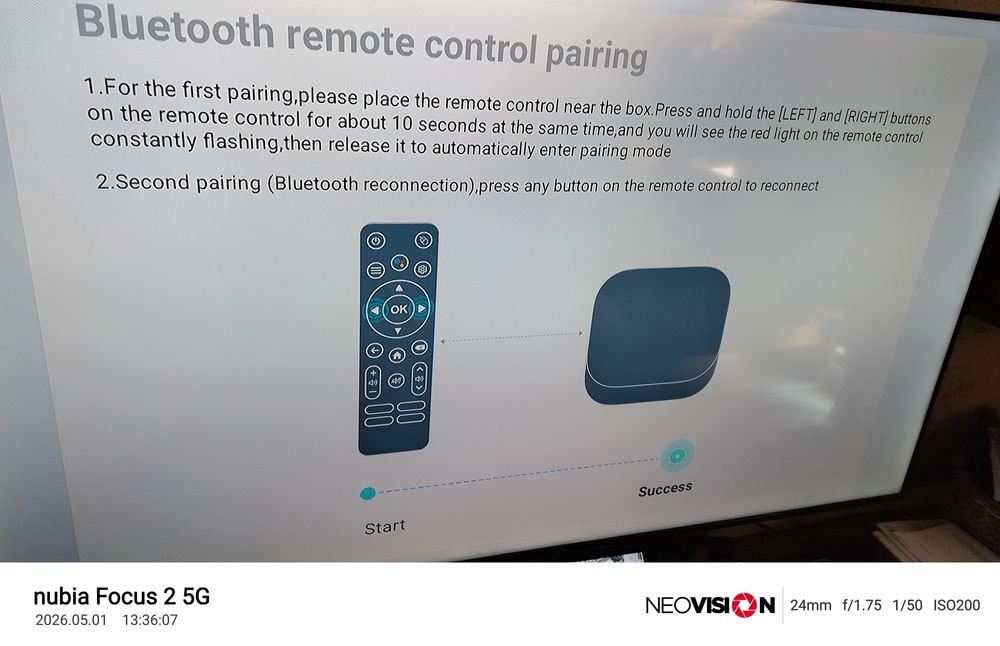 Android TV Box 4K UHD (nova na caixa)