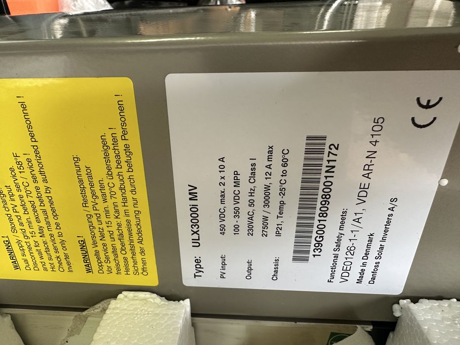 Ulx3000 mi Danfoss nowy  inwerter