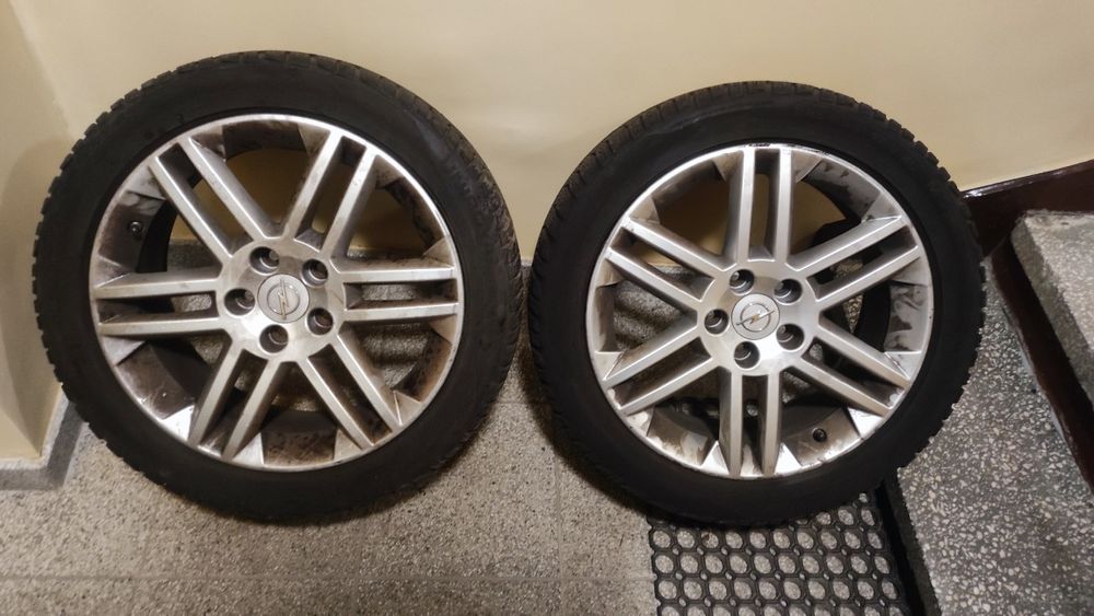 Alufelgi Felgi 17 5x110 z 2 kompletami opon Opel Vectra cn