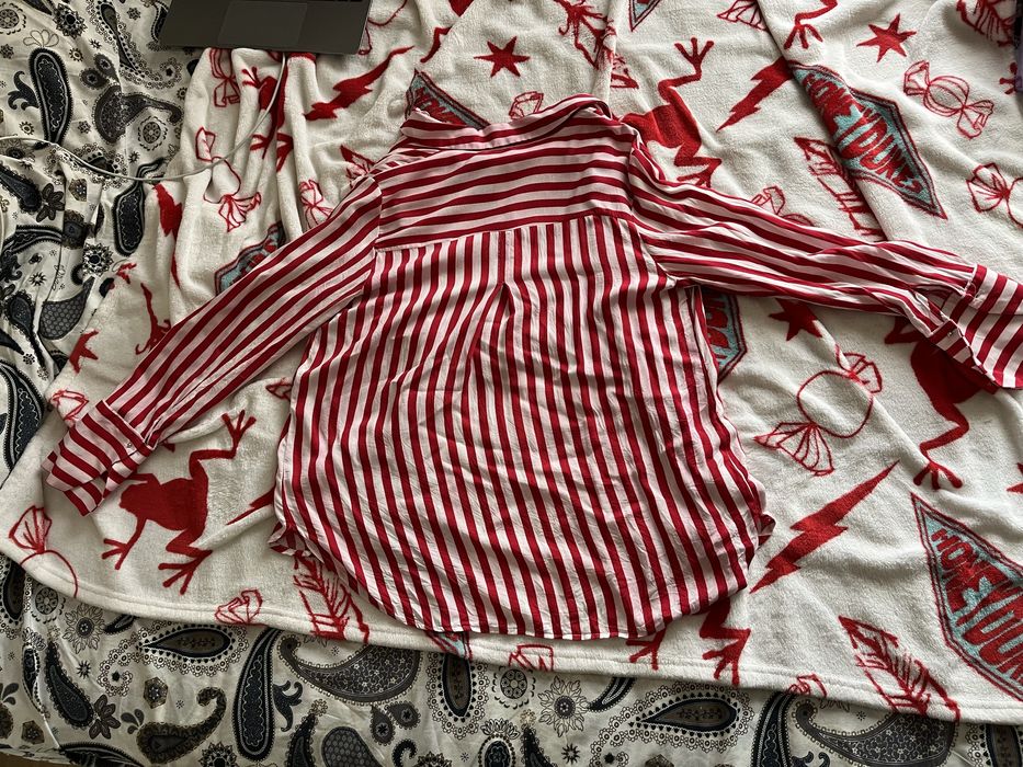 Camisa às riscas da Mango