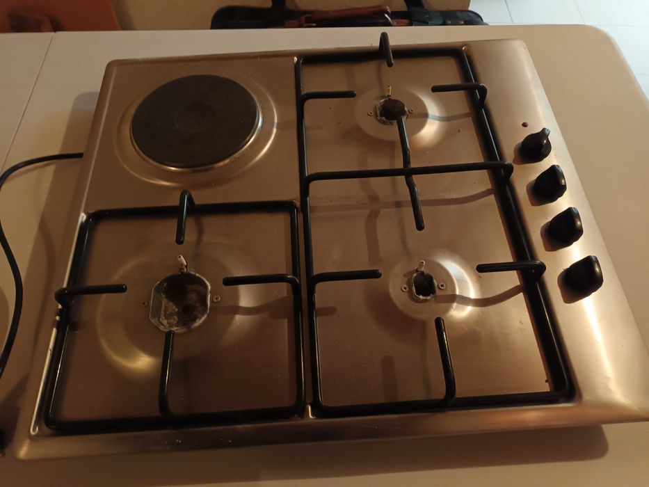 vendo placa de fogão 3 bocas de gaz 1 electrica