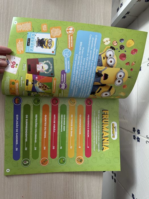 Cartas lidl livros bando do mar colecao angry birds minions cadernetas