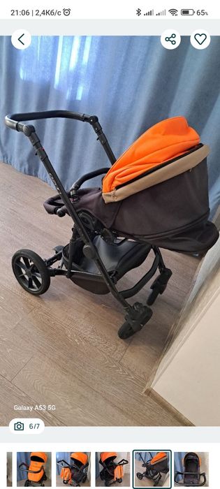 Дитяча коляска ,візок 2 в 1 Riko Basic Ozon + ПОДАРУНОК (Зимовий конверт на овчині)