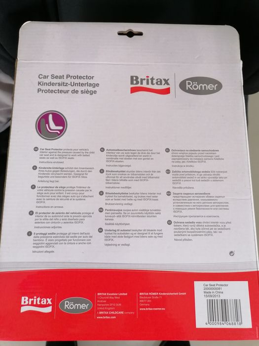 Proteção Britax/Römer para banco do carro