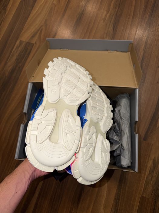 Balenciaga Track Led White Blue