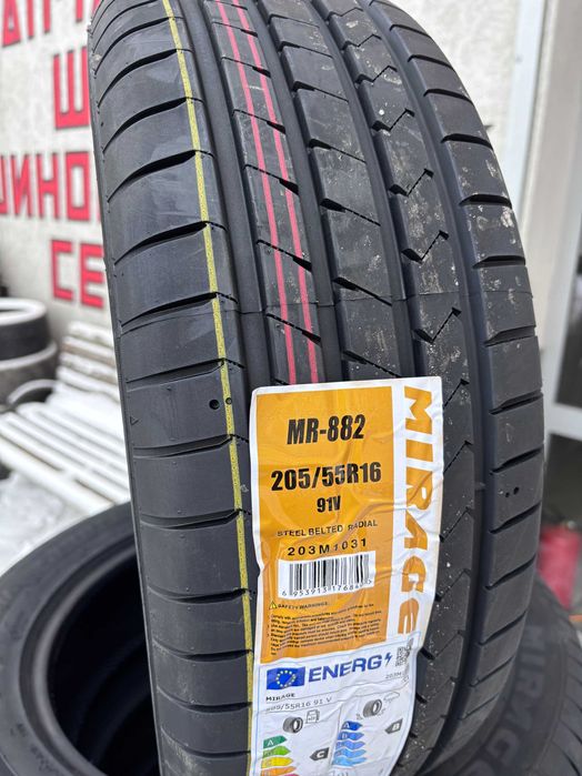 Шини 205/55 R16 [91] V MR-882 XL MIRAGE літо. Нові колеса: 1 800