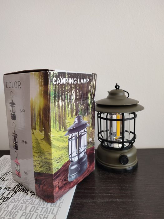 Lanterna de campismo recarregável - NOVA