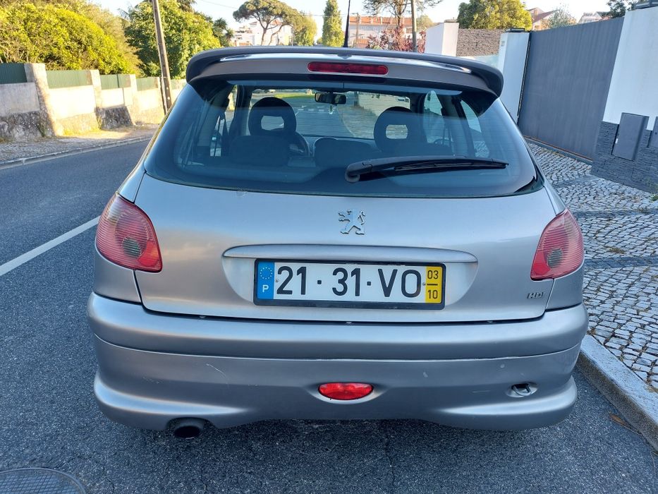 Peugeot 206 XS 2.0 Hdi Ano 2003 estimado económico 2 donos