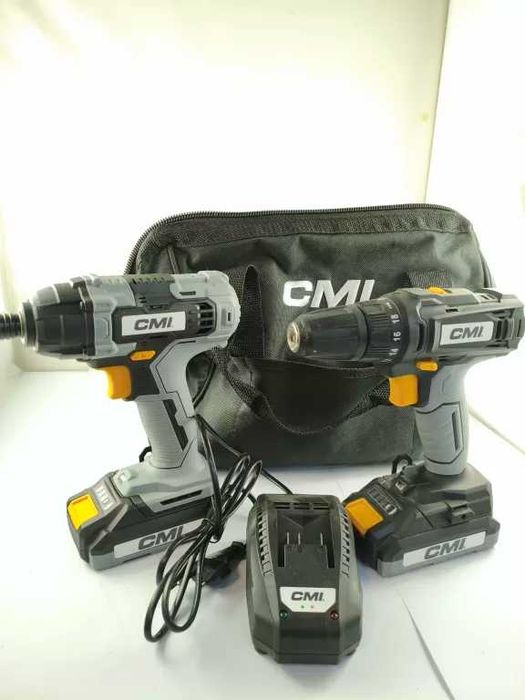 Zestaw Narzędzi CMI WKRĘTARKA, ZAKRĘTARKA + Ładowarka +2AKU